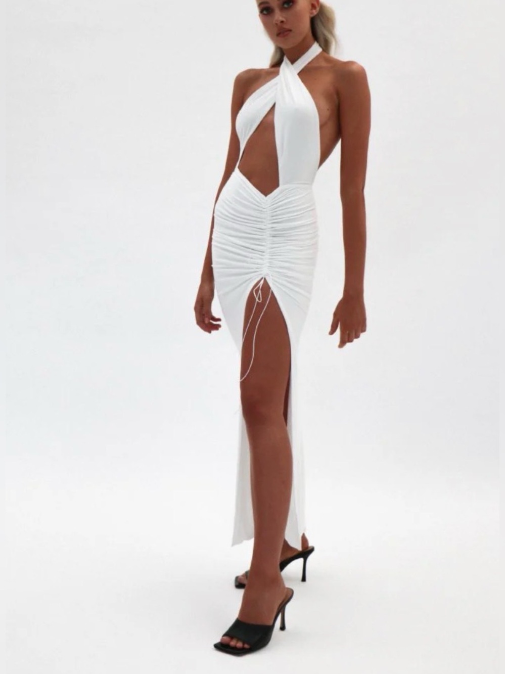 Natalie Rolt Sasha Gown White 0 - Picture 2 of 11